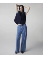 İpekyol Kontrast Bel Jean Pantolon IS1260003136