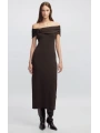 İpekyol Metal Akseuarlı Midi Elbise IW6250002156
