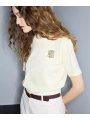 İpekyol Metal Monogram Aksesuarlı T-Shirt IS1260070244