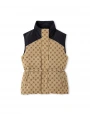 İpekyol Monogram Jakarlı Kadın Kamel Kapitone Yelek IW6250012019
