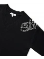 İpekyol Strass Taş ve Payet Aplikeli Kadın Siyah Triko IW6250050399