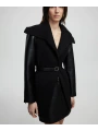 İpekyol Suni Deri ve Triko Mix Kadın Siyah Mont IS1250012010