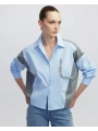 İpekyol Triko Mix İşlemeli Gömlek IW6250025094