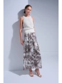 Join Us Palmiye Desenli Kumaş Palazzo Pantolon 2025S048
