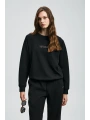 Lufian Alice Kadın Siyah Örme Sweatshirt 122030016