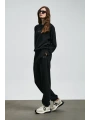 Lufian Cessie Kadın Siyah Örme Eşofman Altı 122050007