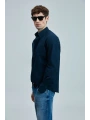 Lufian Erkek Ellery Basic Regular Lacivert Gömlek 111010637