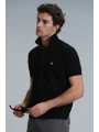Lufian Erkek Laon Polo Yaka Siyah T-Shirt 111040164