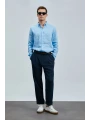 Lufian Erkek Pitaya Keten Mavi Gömlek 111010630