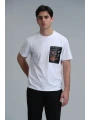 Lufian Erkek Exotic Modern Grafk Beyaz T-Shirt 11102020