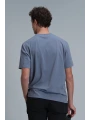Lufian Erkek Exotic Modern Açık Gri T-Shirt 111020202