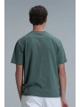 Lufian Erkek Exotic Modern Ördek Yeşili T-Shirt 111020202