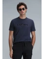 Lufian Erkek Gold Yuvarlak Yaka Antrasit T-Shirt 111020191