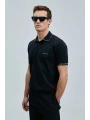 Lufian Erkek Hold Polo Yaka Siyah T-Shirt 111040226