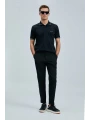 Lufian Erkek Hold Polo Yaka Siyah T-Shirt 111040226