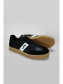 Lufian Jonat Erkek Siyah Deri Sneaker Ayakkabı 112230208