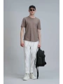 Lufian Erkek Junya Basic Camel T-Shirt 111020203