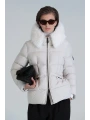 Lufian Klemantin Kadın Ekru Kaz Tüyü Mont 122120027
