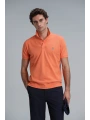 Lufian Erkek Laon Polo Yaka Koyu Turuncu T-Shirt 111040164