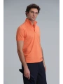 Lufian Erkek Laon Polo Yaka Koyu Turuncu T-Shirt 111040164