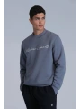 Lufian Loved Erkek Koyu Mavi Sweatshirt 112030137