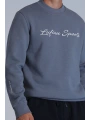 Lufian Loved Erkek Koyu Mavi Sweatshirt 112030137
