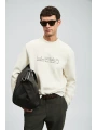 Lufian Erkek Luther Ekru Sweatshirt 112030171