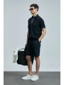 Lufian Luus Erkek Siyah Spor Şort 111210080