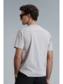 Lufian Erkek Mabel Yuvarlak Yaka Taş Renk T-Shirt 111020195