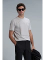 Lufian Erkek Mabel Yuvarlak Yaka Taş Renk T-Shirt 111020195
