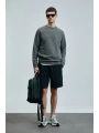 Lufian Erkek Moon Siyah Şort Eşofman 11105004