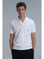 Lufian Erkek Pascal Polo Yaka Beyaz T-Shirt 111040170