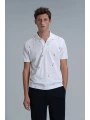 Lufian Erkek Pascal Polo Yaka Beyaz T-Shirt 111040170