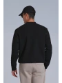 Lufian Pitcher Erkek Siyah Sweatshirt 112030138