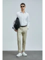Lufian Erkek Plus Smart Chino Slim Fit Deve Tüyü Pantolon 111190339