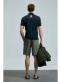 Lufian Ross Chino Erkek Yeşil Slim Şort 111210077