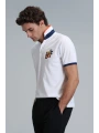 Lufian Erkek Ruby Polo Yaka Beyaz T-Shirt 111040165