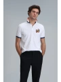 Lufian Erkek Ruby Polo Yaka Beyaz T-Shirt 111040165