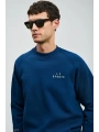 Lufian Erkek Sigma Saks Mavisi Sweatshirt 112030186