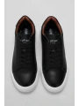 Lufian Tommy Erkek Deri Siyah Ayakkabı 112230222
