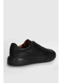Lufian Tommy Erkek Siyah Deri Sneaker Ayakkabı 112230223