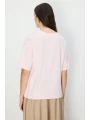 On Fashion Boncuk Baskılı Bluz 70341