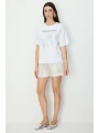 On Fashion Boncuk Baskılı Bluz 70341