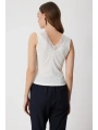 On Fashion Dantelli V Yaka Kolsuz Bluz 71420