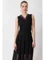 On Fashion Dantelli V Yaka Kolsuz Bluz 71420