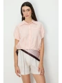 On Fashion Dikişli Kısa Kol Gömlek 74385