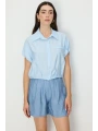 On Fashion Dikişli Kısa Kol Gömlek 74385