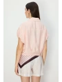 On Fashion Dikişli Kısa Kol Gömlek 74385