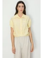 On Fashion Dikişli Kısa Kol Gömlek 74385