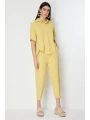 On Fashion Düğmeli Bilek Boy Pantolon 72339
